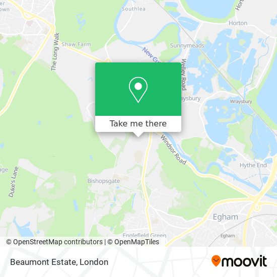Beaumont Estate map