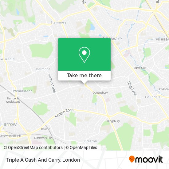 Triple A Cash And Carry map