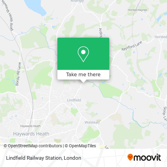 Lindfield Railway Station map