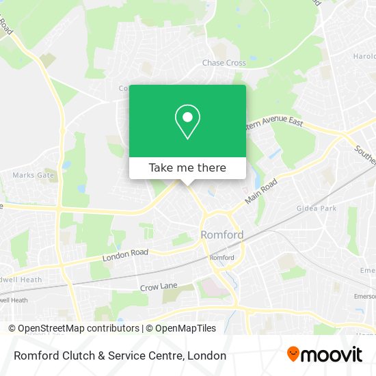 Romford Clutch & Service Centre map