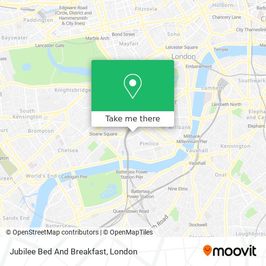 Jubilee Bed And Breakfast map