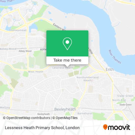 Lessness Heath Primary School map