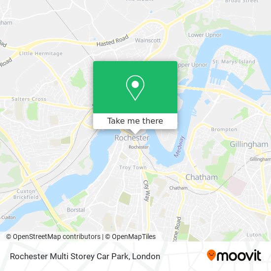 Rochester Multi Storey Car Park map