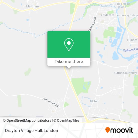Drayton Village Hall map