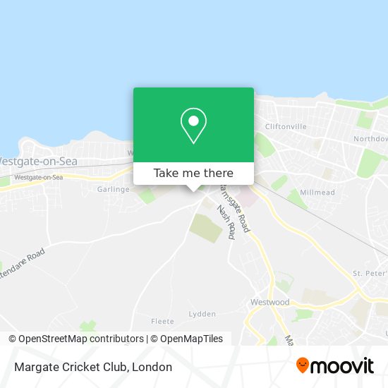 Margate Cricket Club map