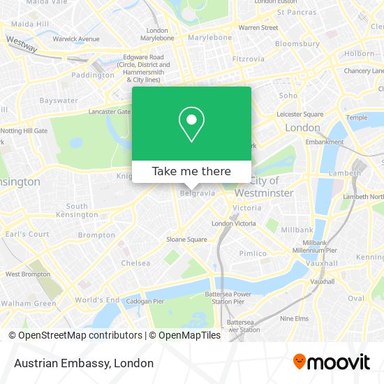 Austrian Embassy map