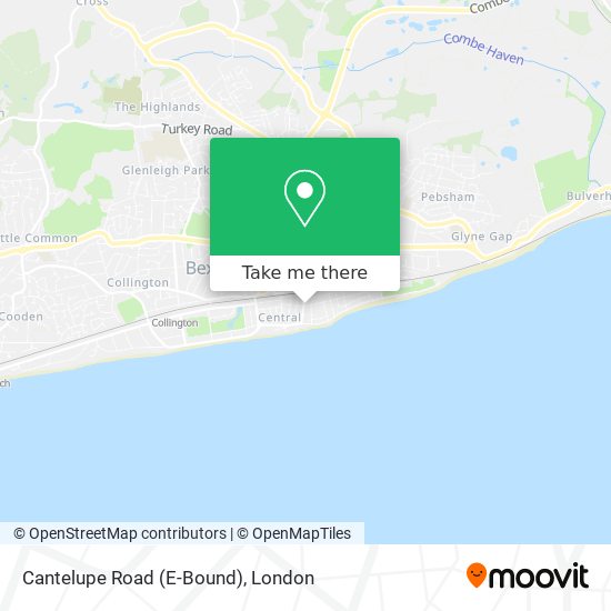 Cantelupe Road (E-Bound) map