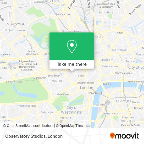 Observatory Studios map