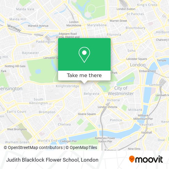 Judith Blacklock Flower School map