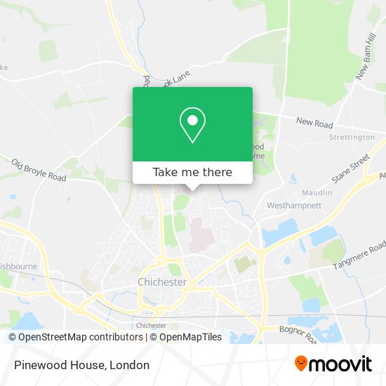 Pinewood House map
