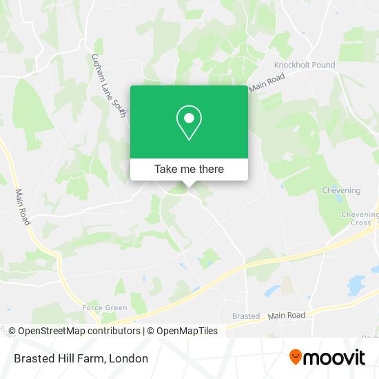 Brasted Hill Farm map