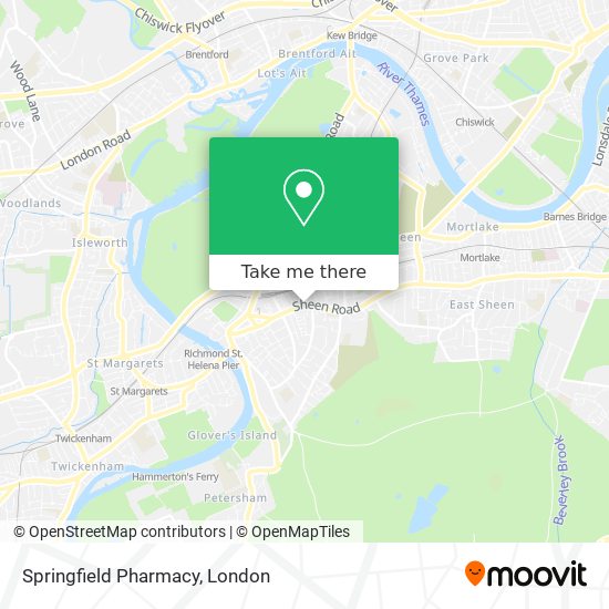 Springfield Pharmacy map