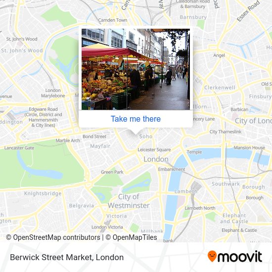 Berwick Street Market map