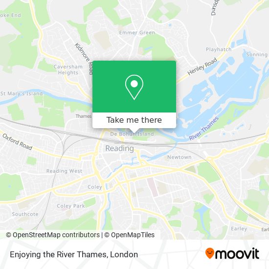 Enjoying the River Thames map