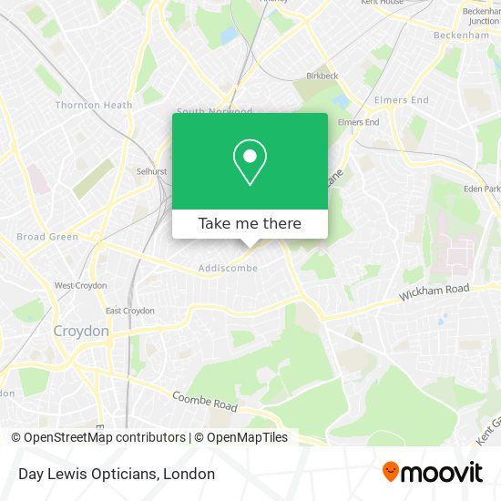 Day Lewis Opticians map