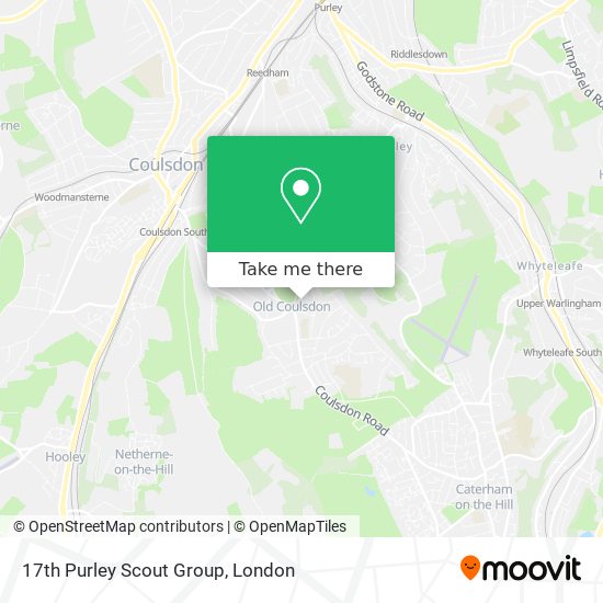 17th Purley Scout Group map