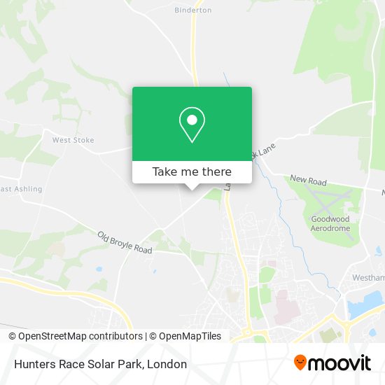 Hunters Race Solar Park map