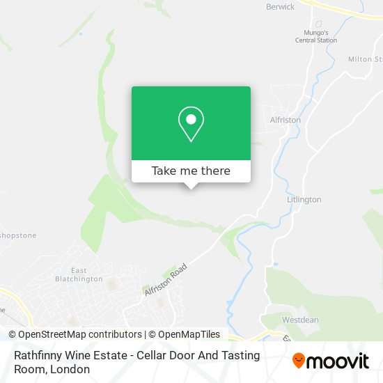 Rathfinny Wine Estate - Cellar Door And Tasting Room map