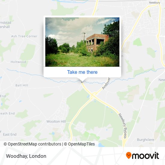 Woodhay map
