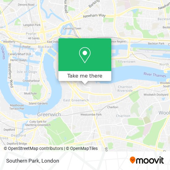 Southern Park map