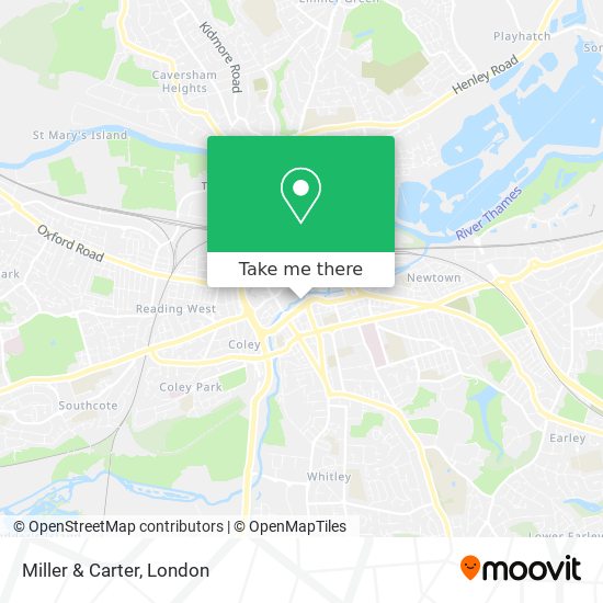Miller & Carter map