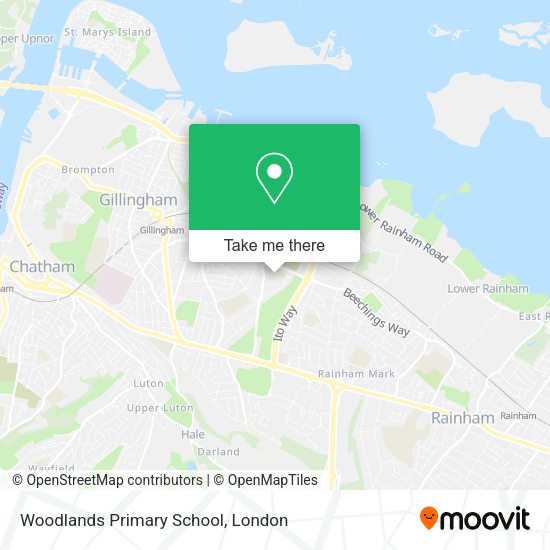 Woodlands Primary School map