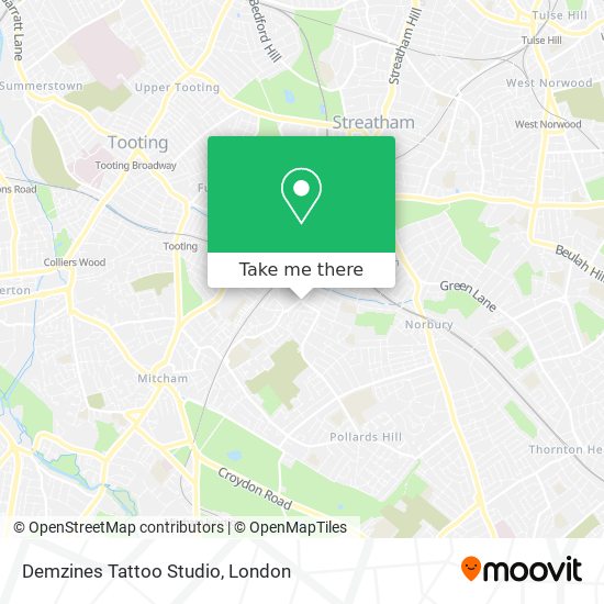 Demzines Tattoo Studio map