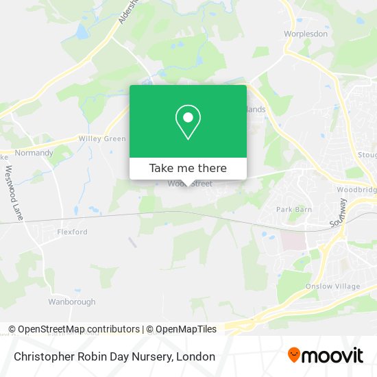 Christopher Robin Day Nursery map