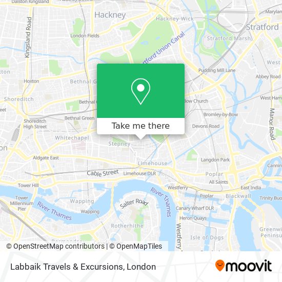 Labbaik Travels & Excursions map