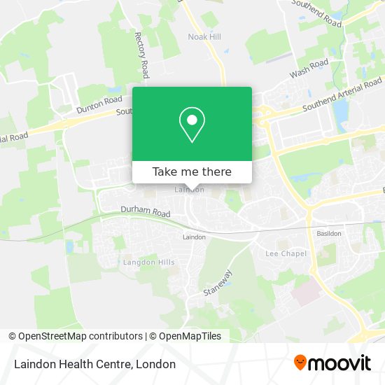 Laindon Health Centre map