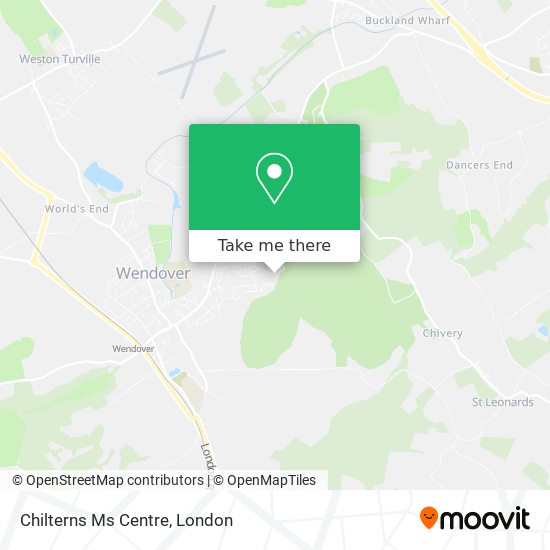 Chilterns Ms Centre map