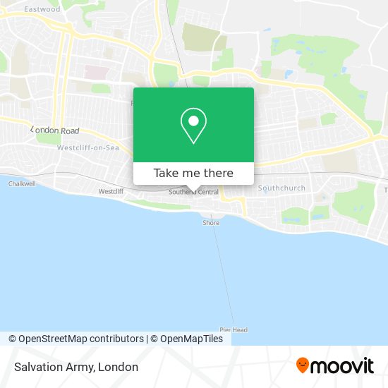 Salvation Army map