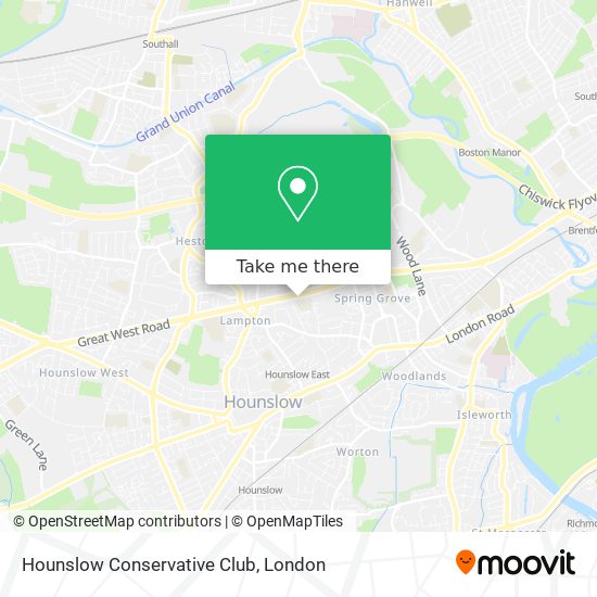 Hounslow Conservative Club map
