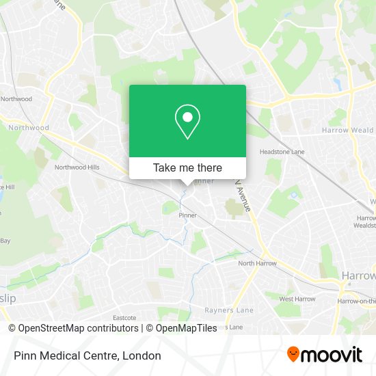 How to get to Pinn Medical Centre in Pinner by bus, Tube or train?