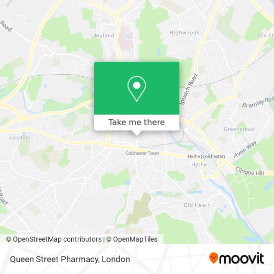 Queen Street Pharmacy map