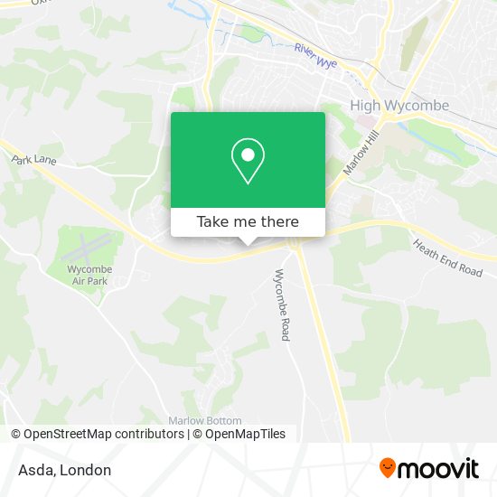 Asda map