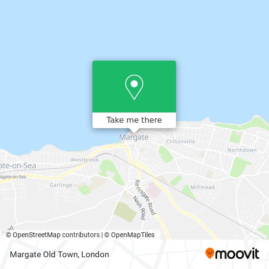 Margate Old Town map