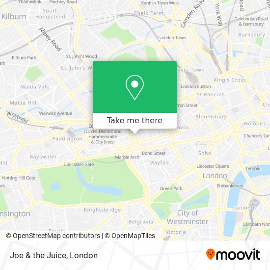 Joe & the Juice map