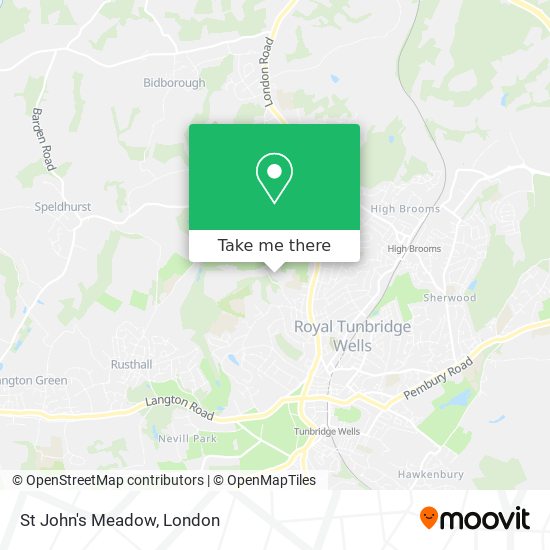 St John's Meadow map