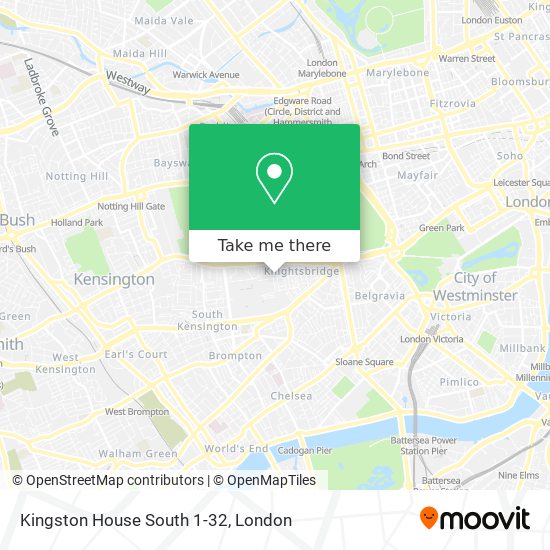 Kingston House South 1-32 map