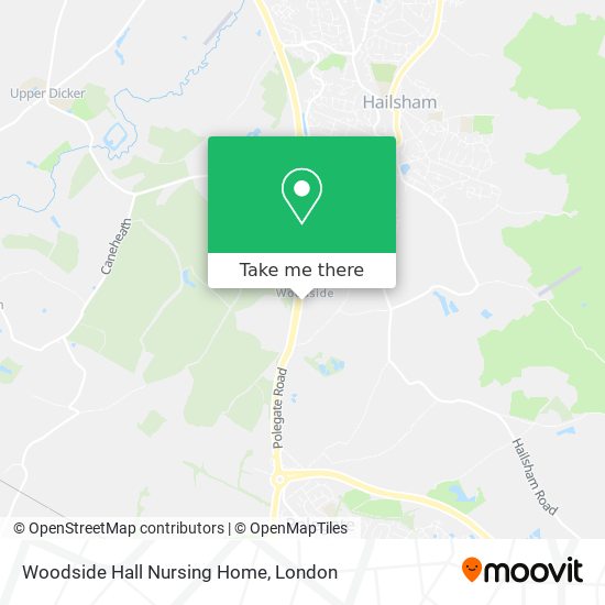 Woodside Hall Nursing Home map