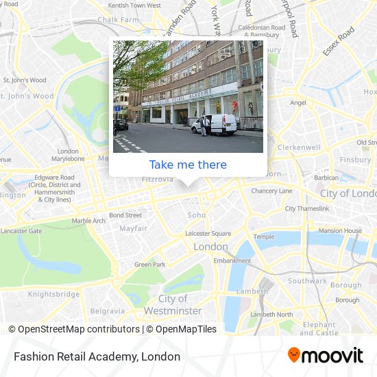 Fashion Retail Academy map