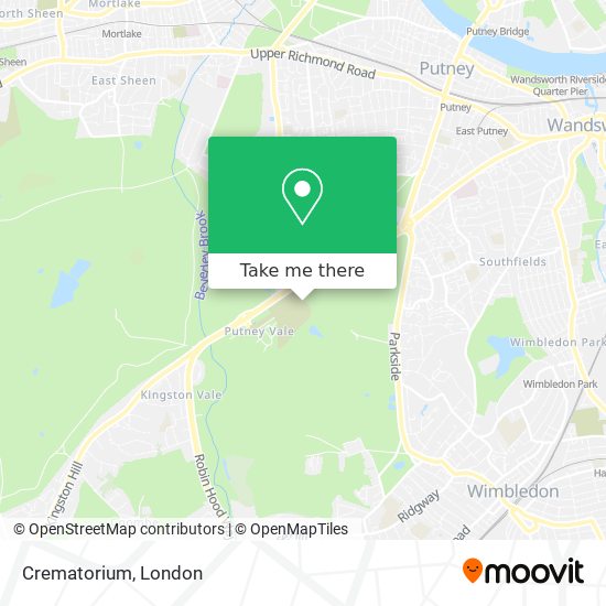 Crematorium map