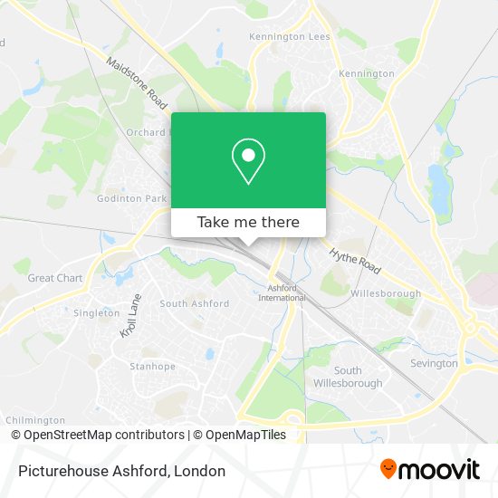 Picturehouse Ashford map