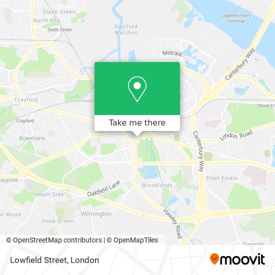 Lowfield Street map