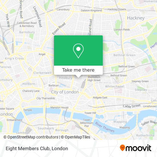 Eight Members Club map
