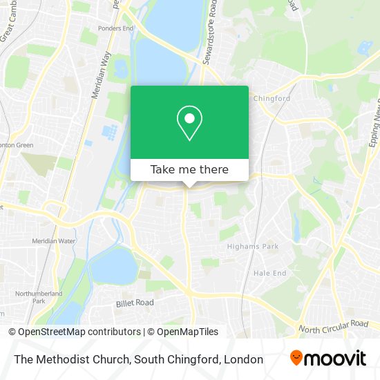 The Methodist Church, South Chingford map