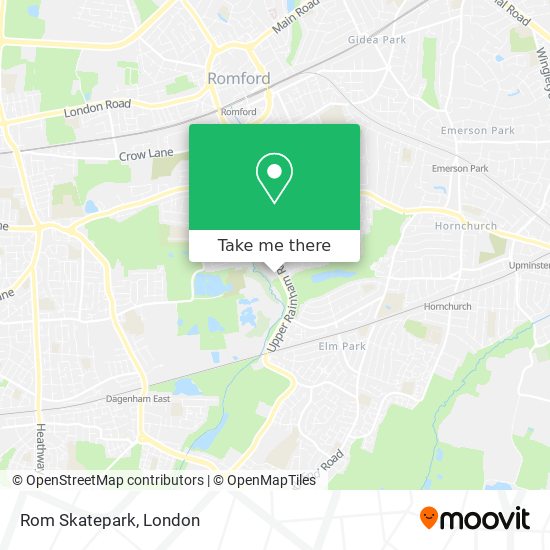 Rom Skatepark map