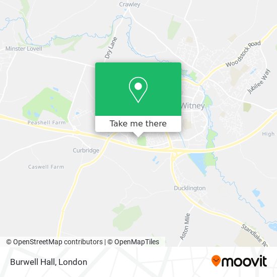 Burwell Hall map