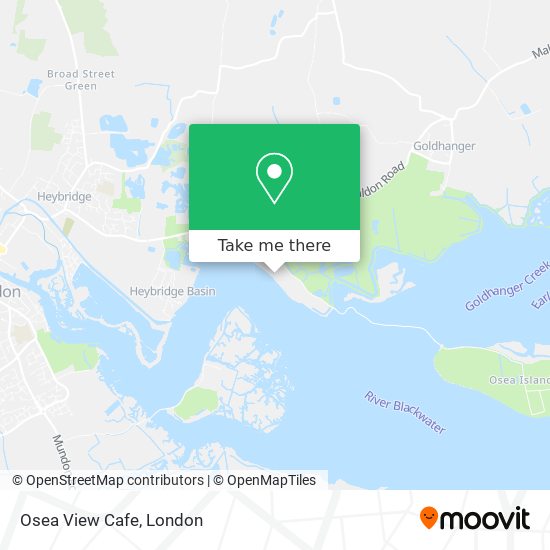 Osea View Cafe map